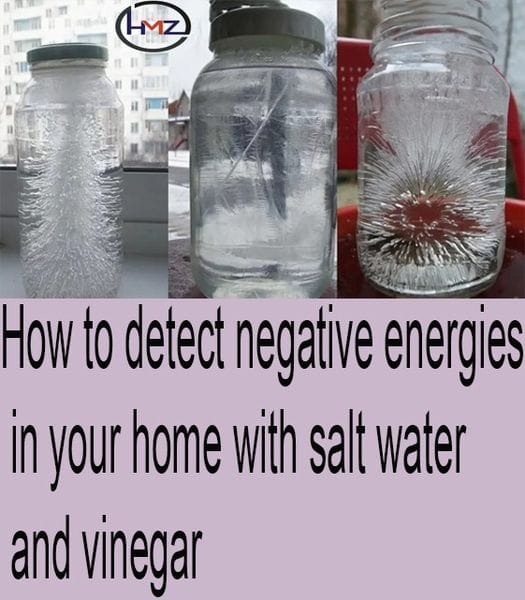 How to Use Salt Water and Vinegar to Detect Negative Energy in Your Home